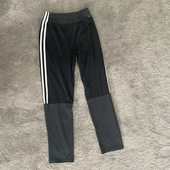 Boys Adidas Track Pants ( Grey & White ) - Picture 2 of 3